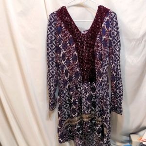 Moonlight long blouse floral size medium